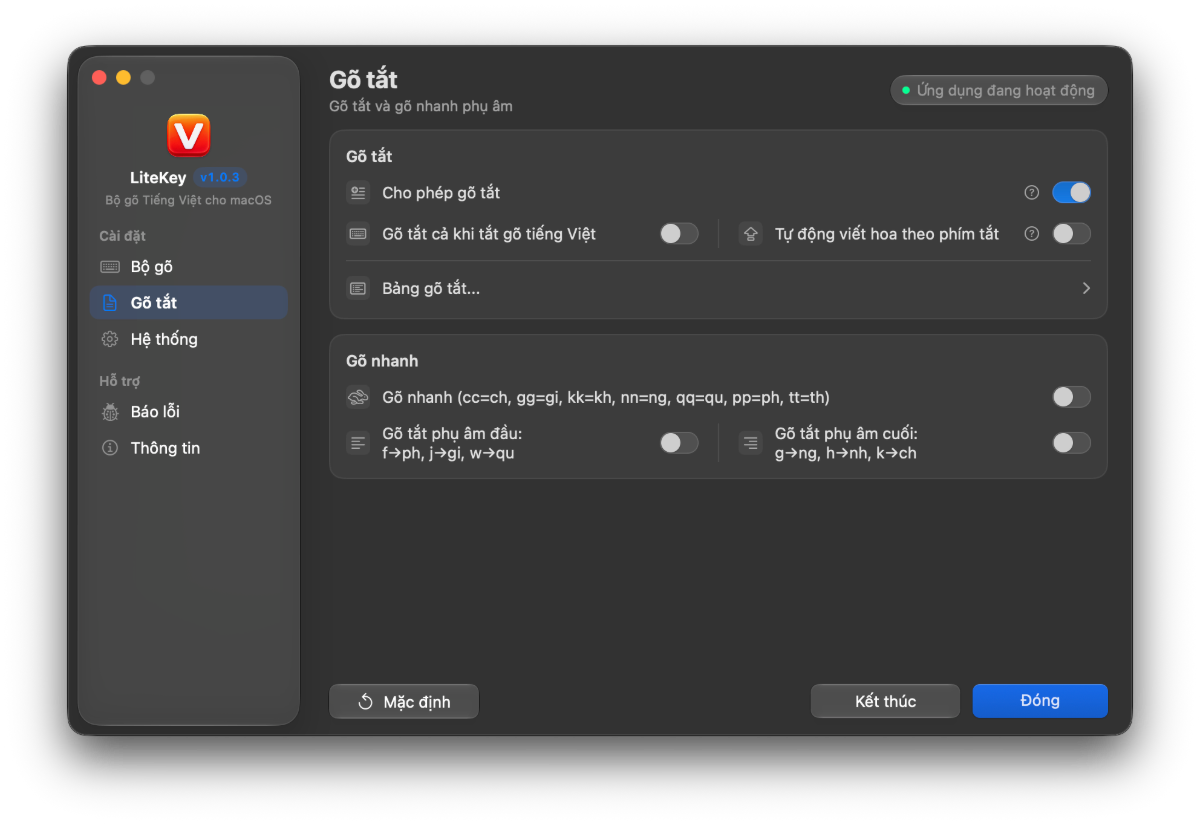 LiteKey screenshot
