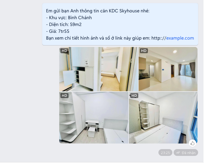 Zalo Assistant screenshot
