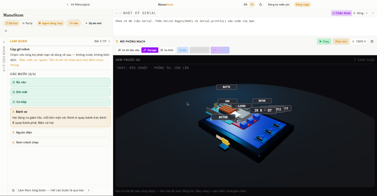 ManuStem screenshot