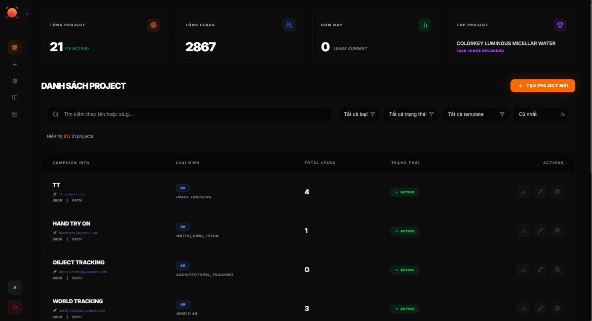 POSMARS screenshot