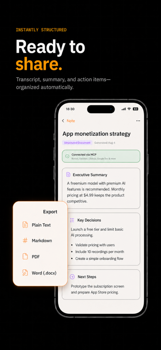 Tonot screenshot