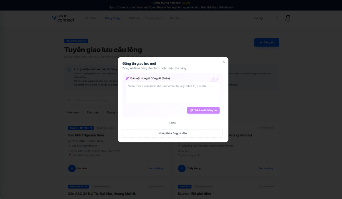 SportConnect screenshot