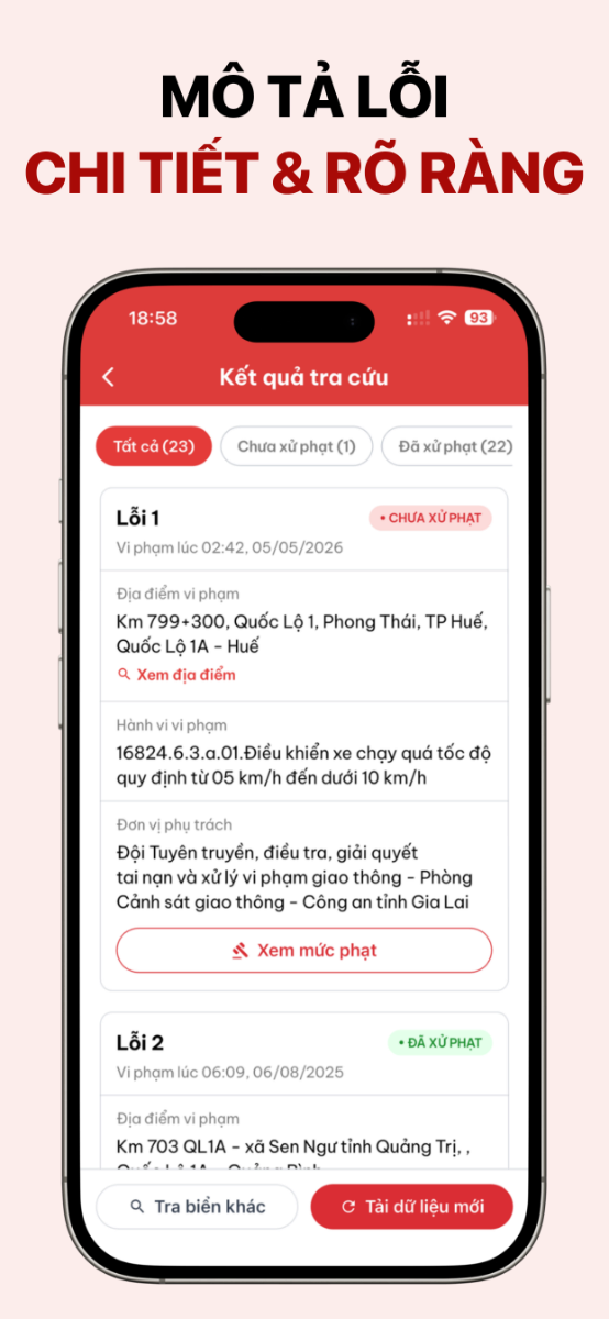 Kiểm Tra Phạt Nguội screenshot