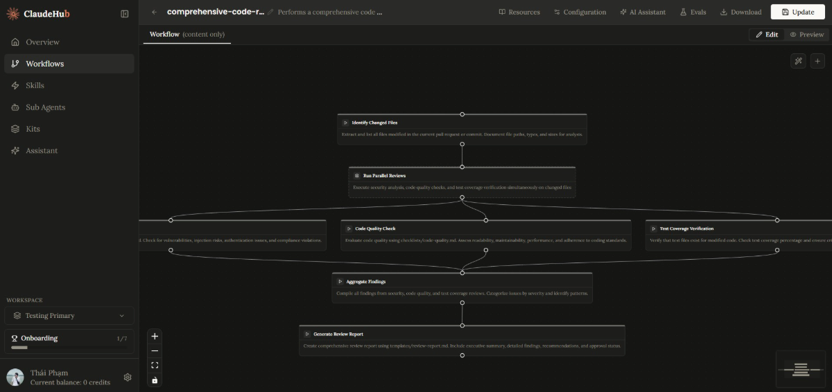 ClaudeHub screenshot