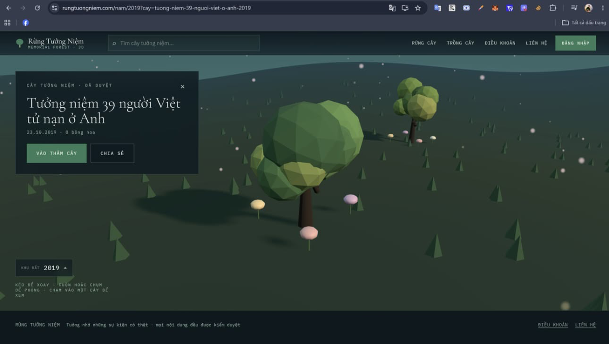 Rừng Tưởng Niệm · Tưởng nhớ để yêu thươn screenshot