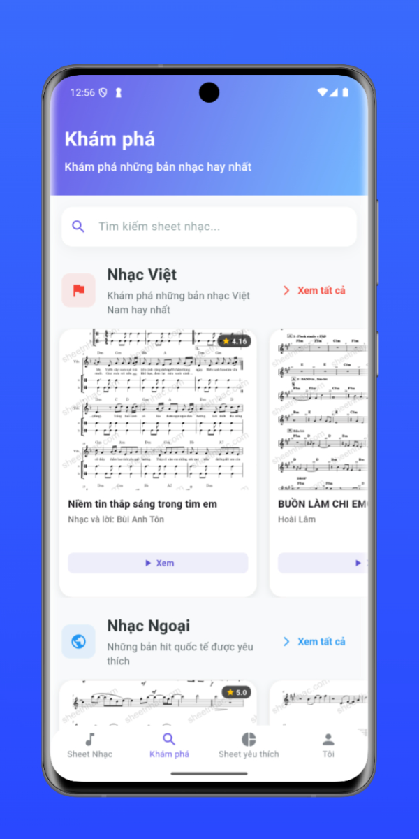 SheetNhac screenshot