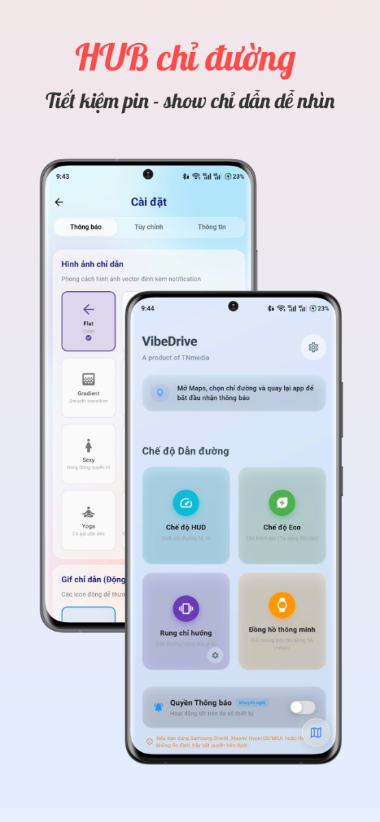 VibeDrive: Bản đồ Eco & HUD screenshot