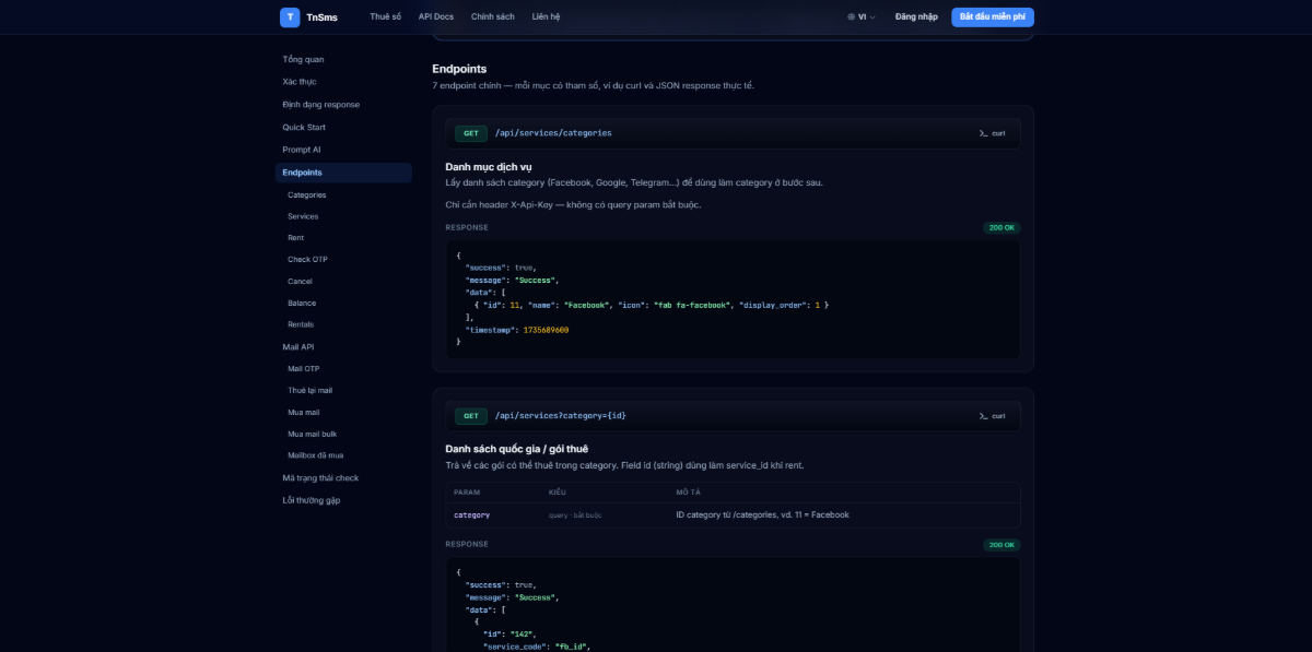 TnSmS screenshot