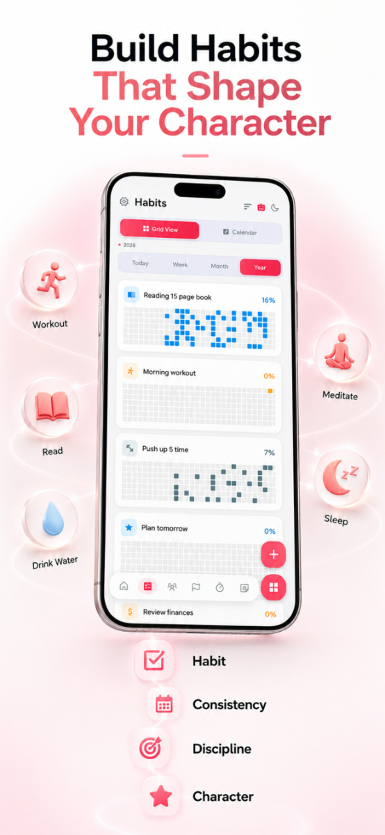 Discy - Habit & Life Tracker screenshot