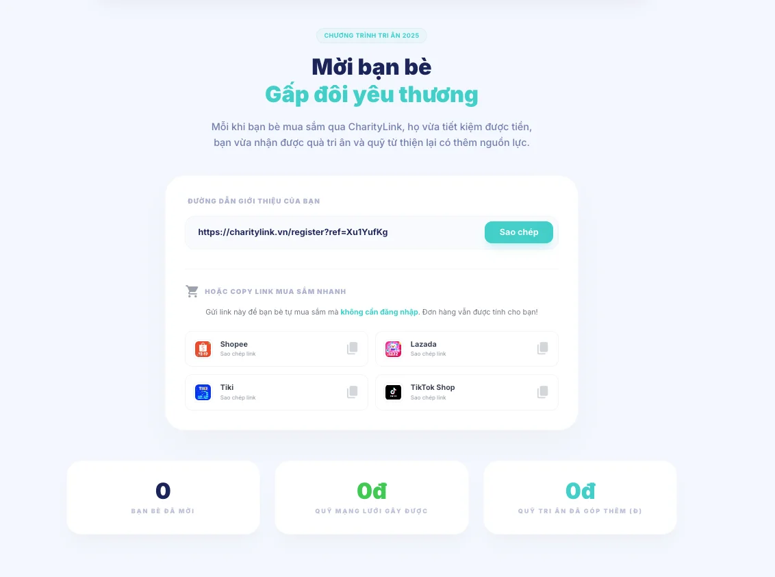 CharityLink screenshot