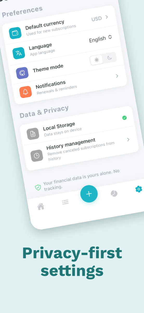 SpendBuddy: Renewal & Bills screenshot