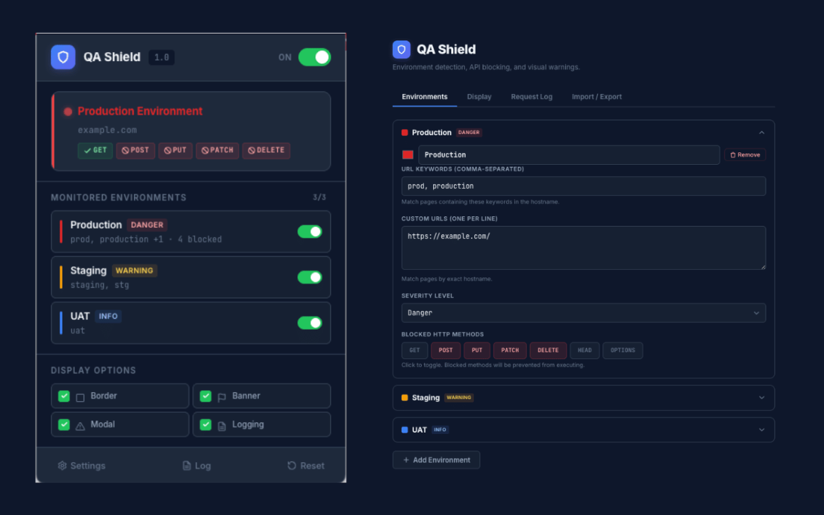 QA Shield screenshot