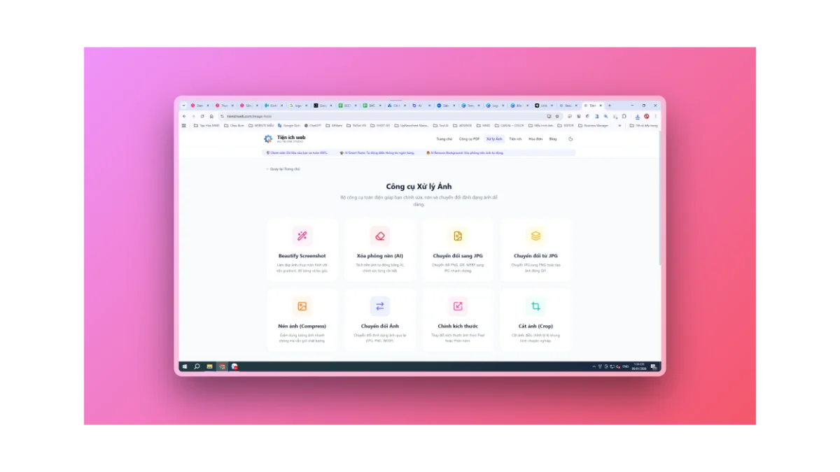 Tiện ích web screenshot