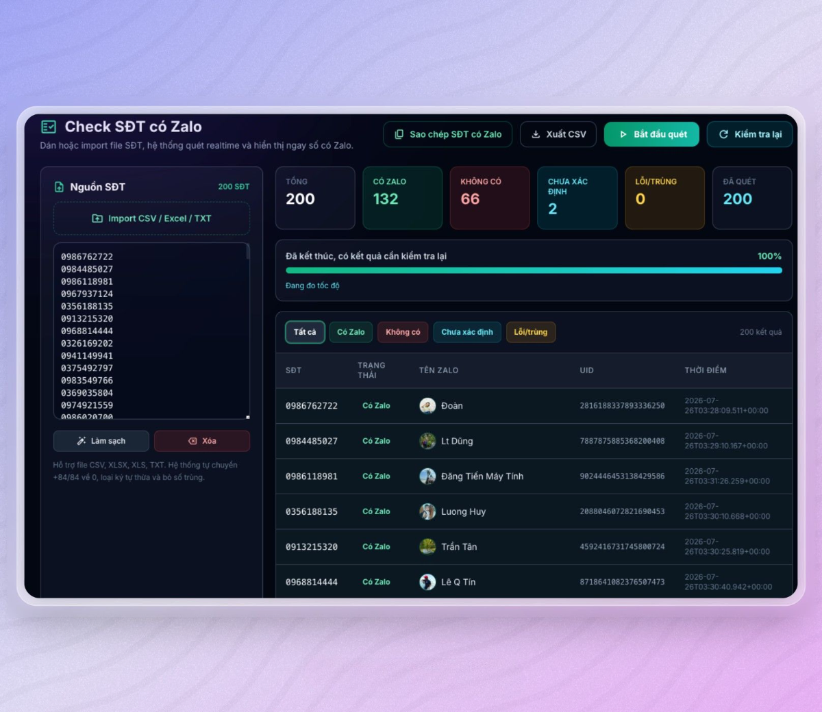 1ZALO screenshot
