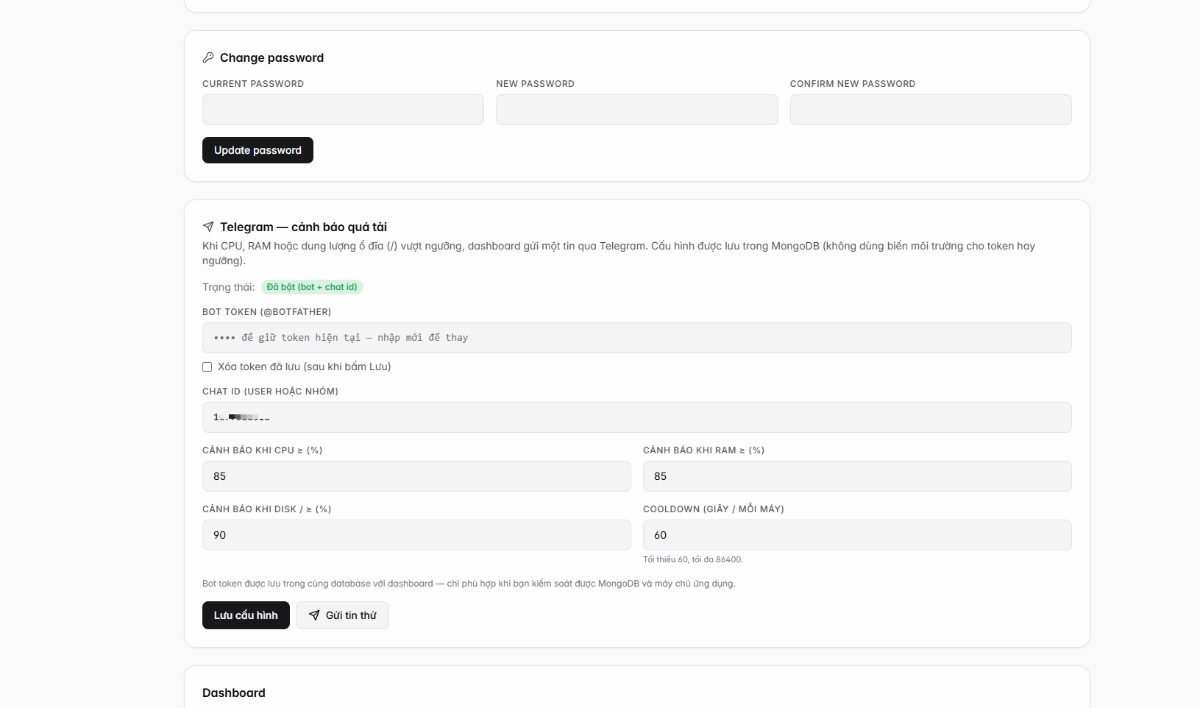 VPS Monitor screenshot