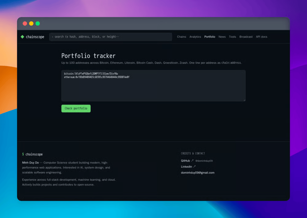 chainscope screenshot