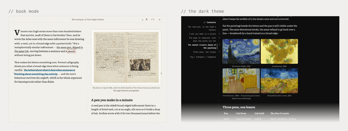 Quire Ink screenshot