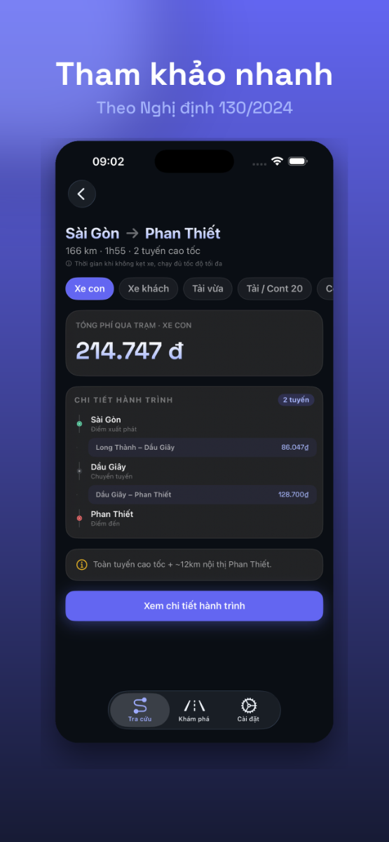 Phi Cao Toc App screenshot