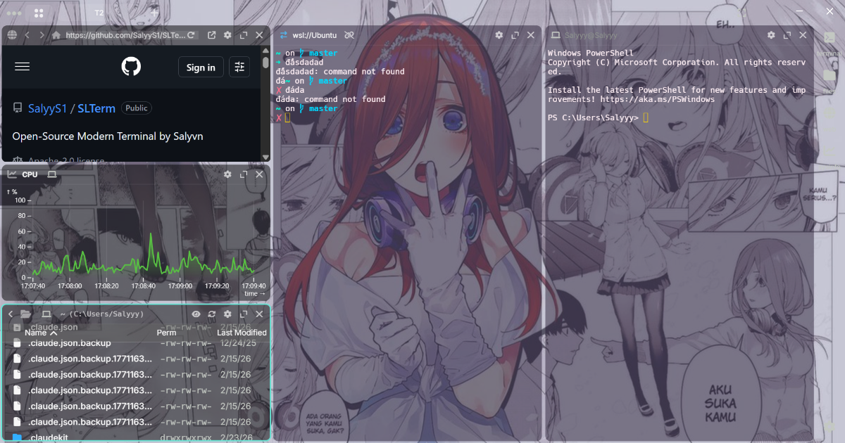 SLTERM screenshot